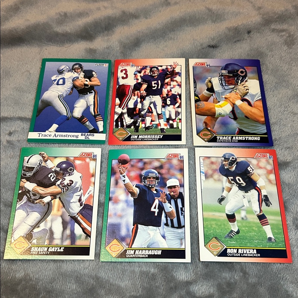 Chicago Bears Lot Of 6 Cards